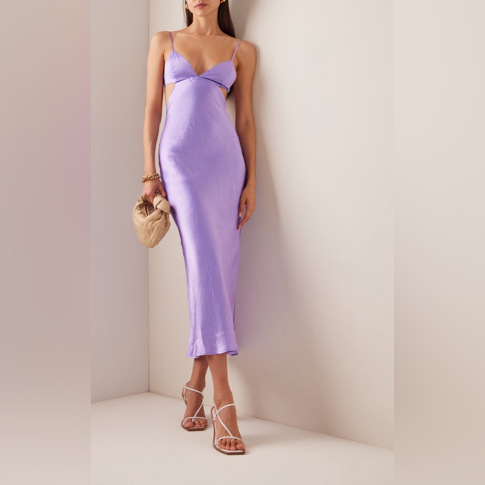 Third Form Crush Satin Midi Dress size 2 *SOLD OUT*